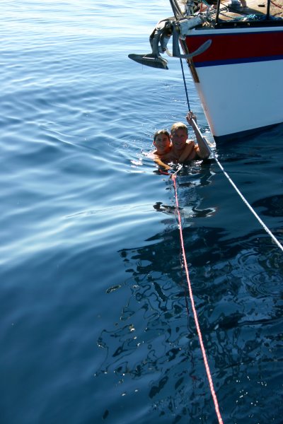 A peaceful tow in the Sea of Cortez